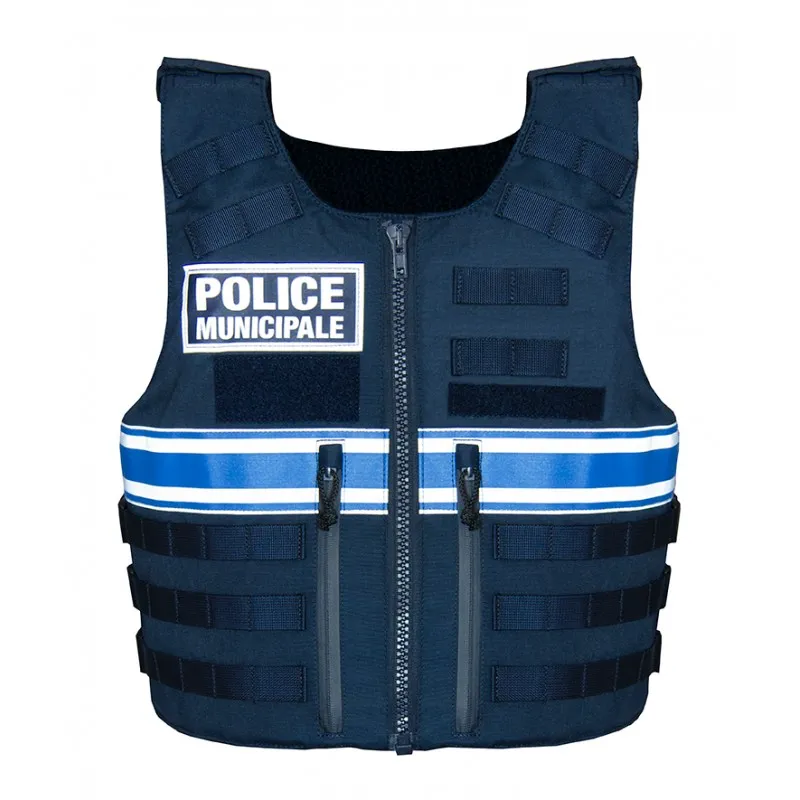 Housse de Gilet pare balles Full Tactical Police Municipale Unisexe (XS)